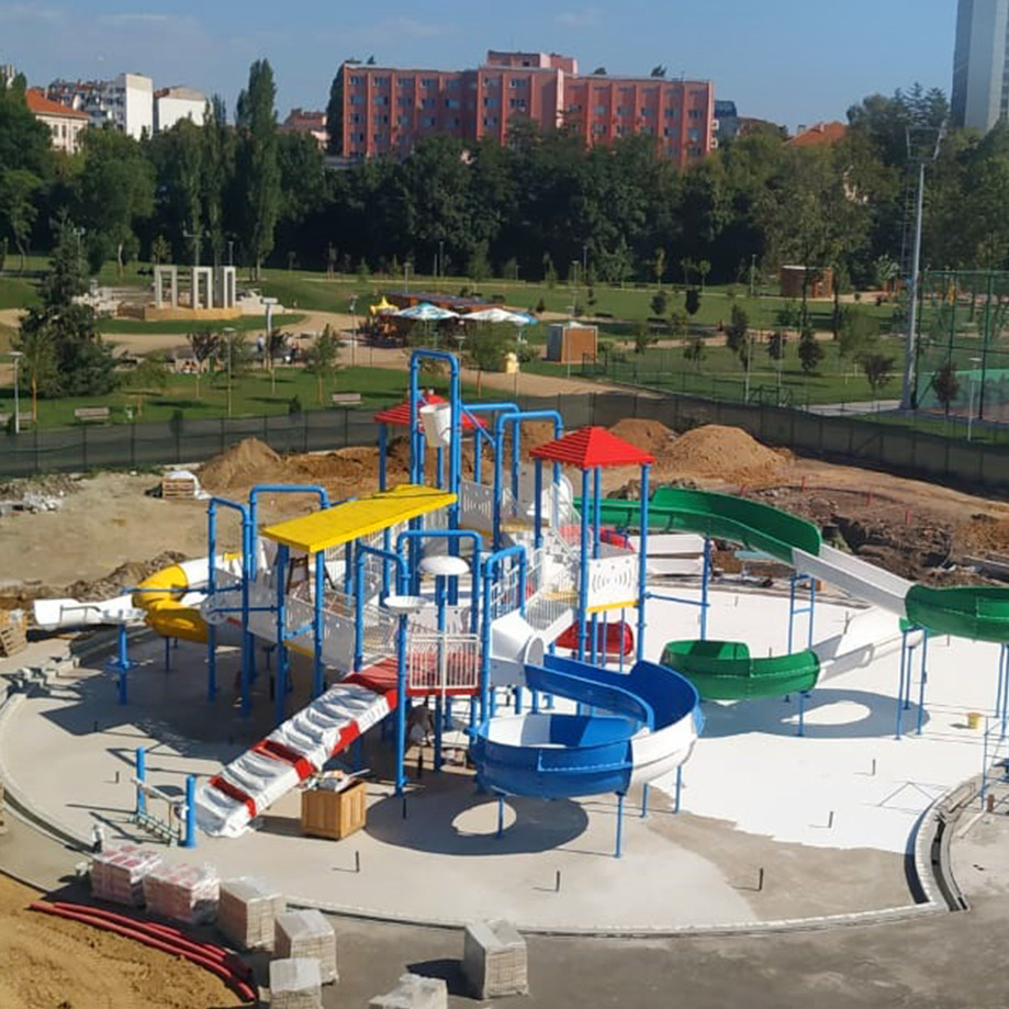 NOLA 7 participated in the construction of the Aquapark „Vazrajdane“, Sofia, Bulgaria!